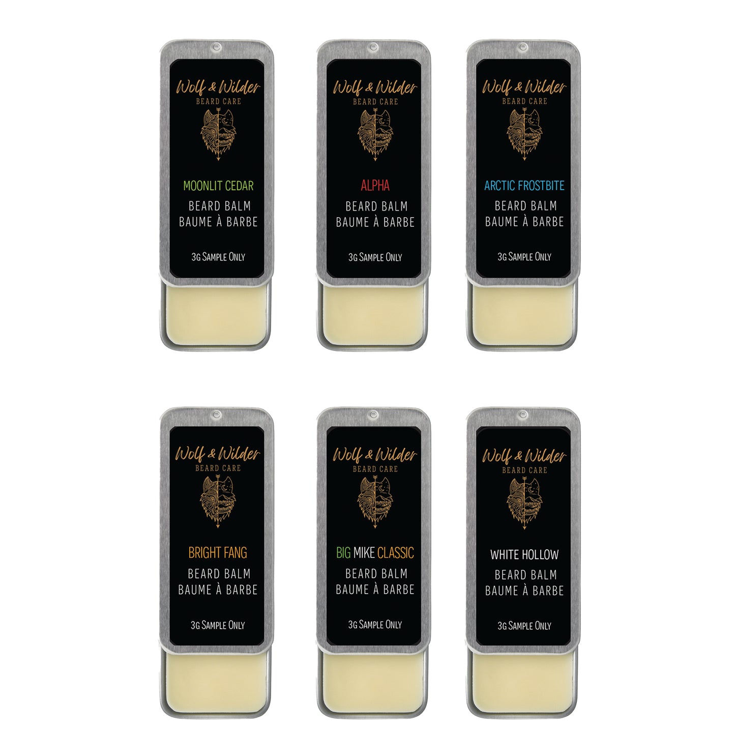 Wolf & Wilder - Beard Balm Sample Sizes