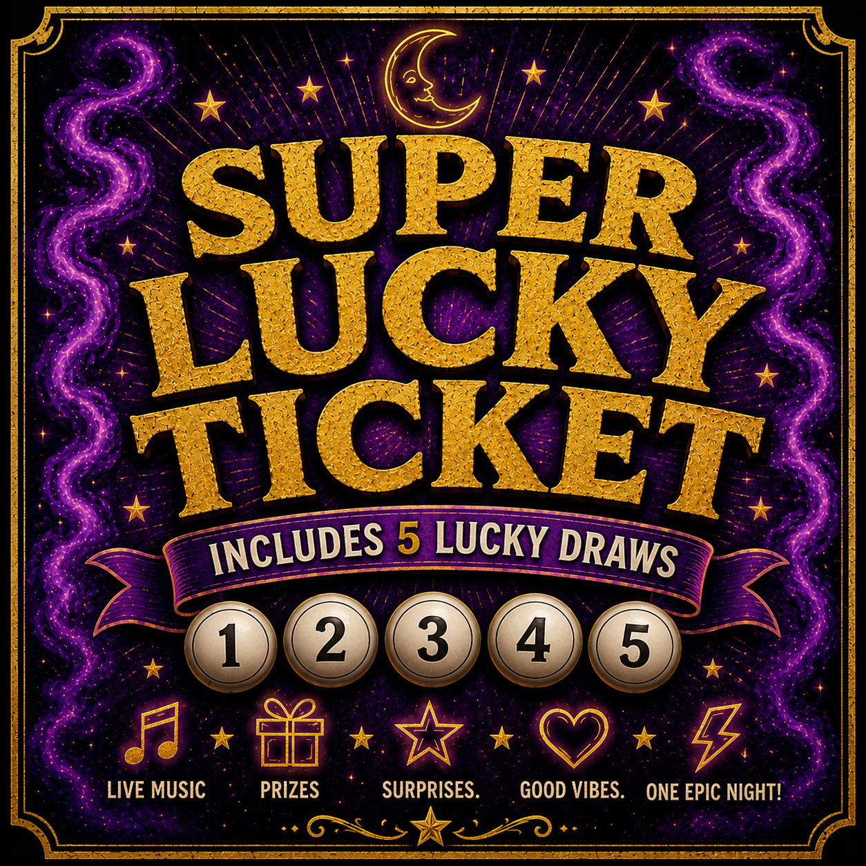 Luck Of The Draw - Online Concert - August 22nd 2026