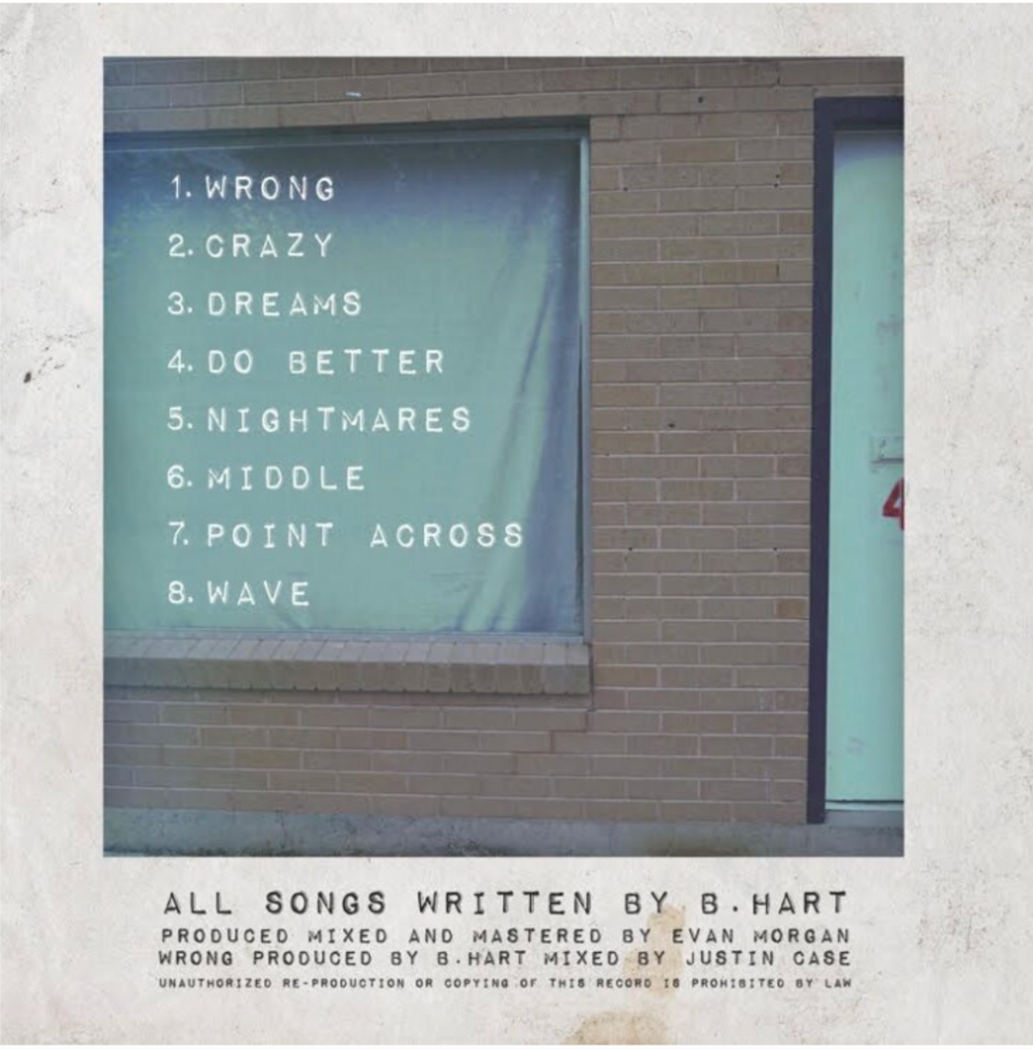 Signed or Personalized " I am Brandon Hart" CD