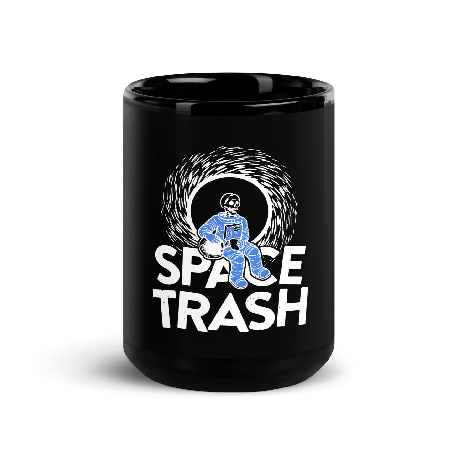 " Space Man " - Black Glossy Mug
