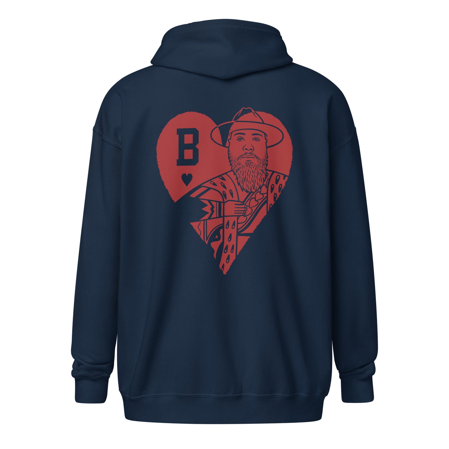 " King Of Harts" - heavy blend zip hoodie