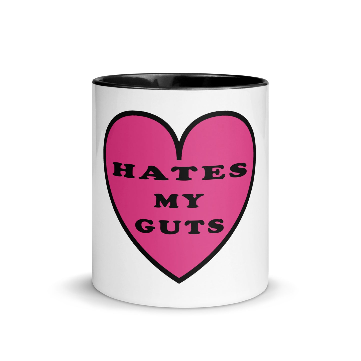 " Hates My Guts" - Mug with Color Inside