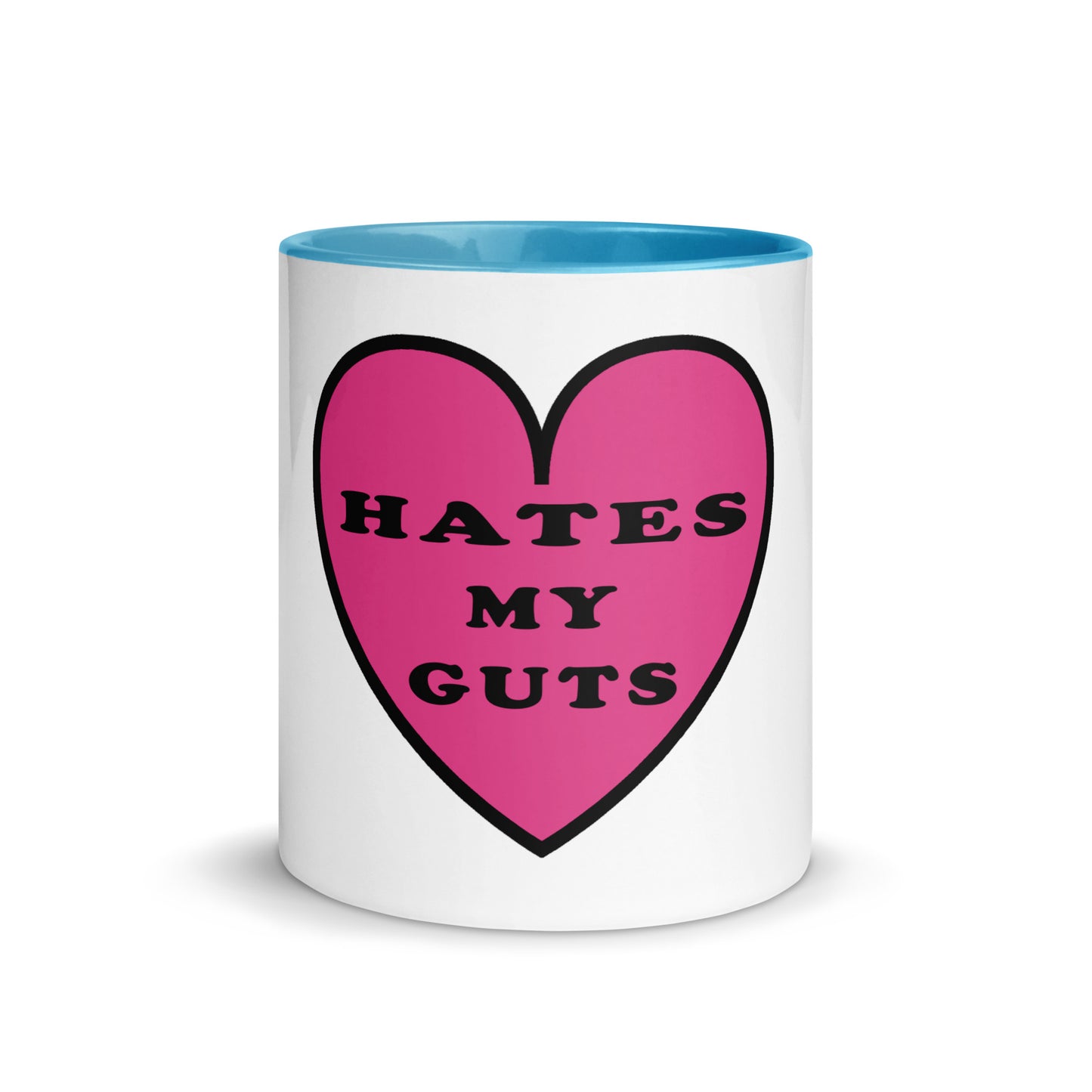 " Hates My Guts" - Mug with Color Inside