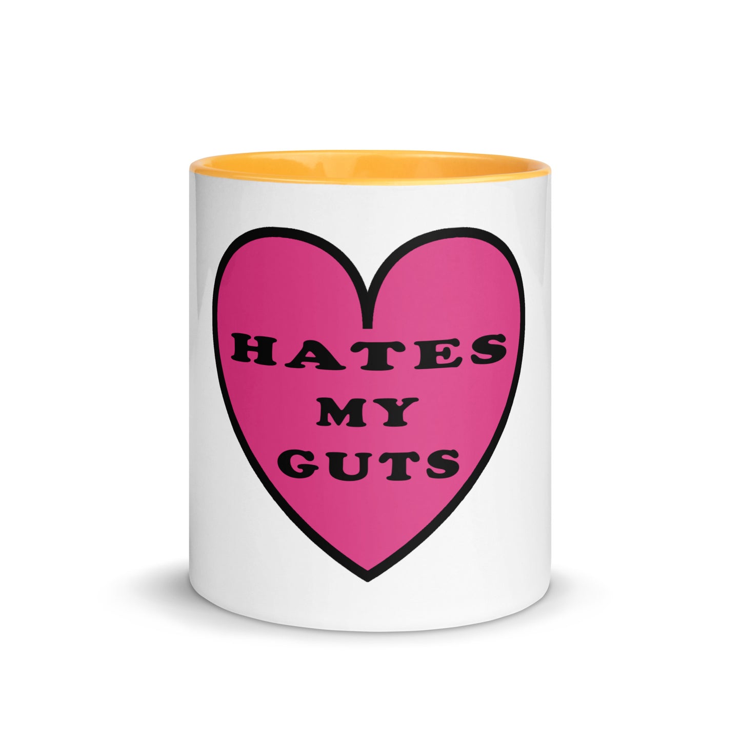 " Hates My Guts" - Mug with Color Inside