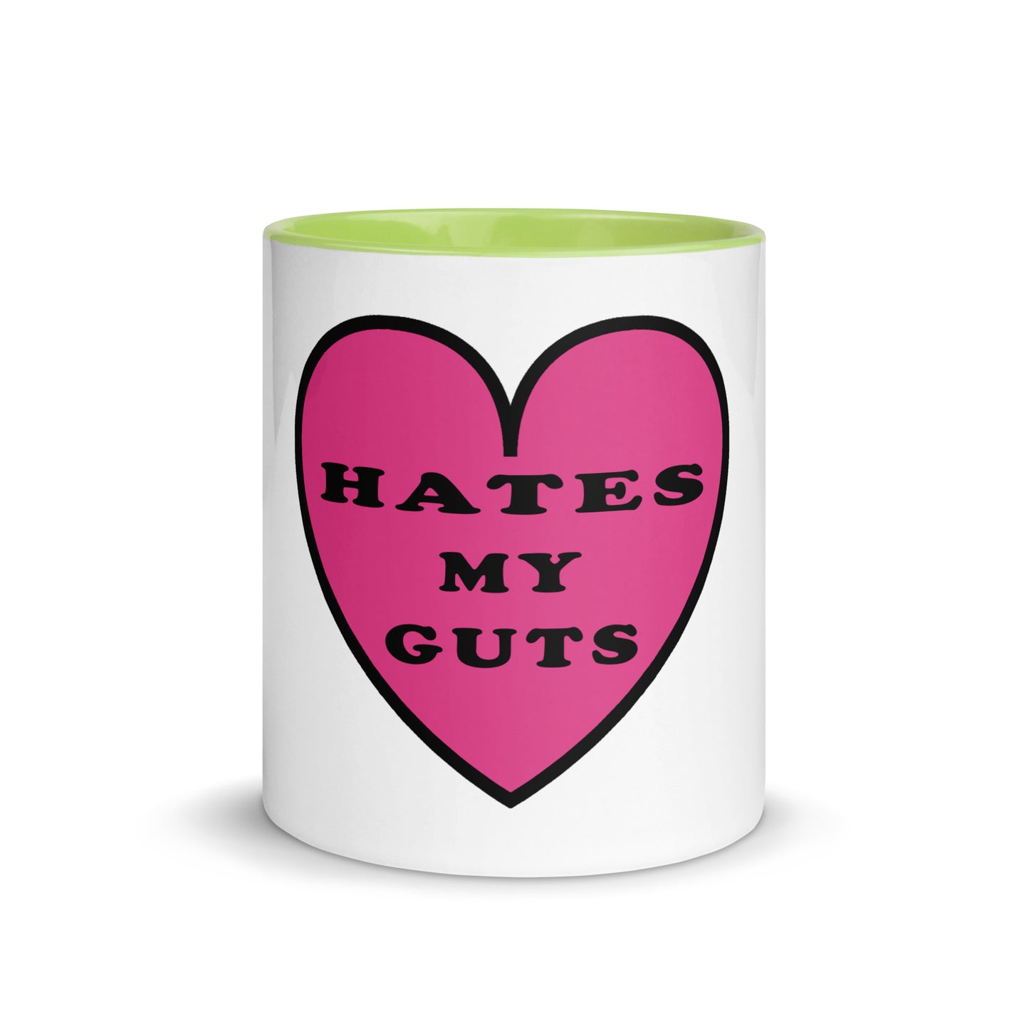 " Hates My Guts" - Mug with Color Inside