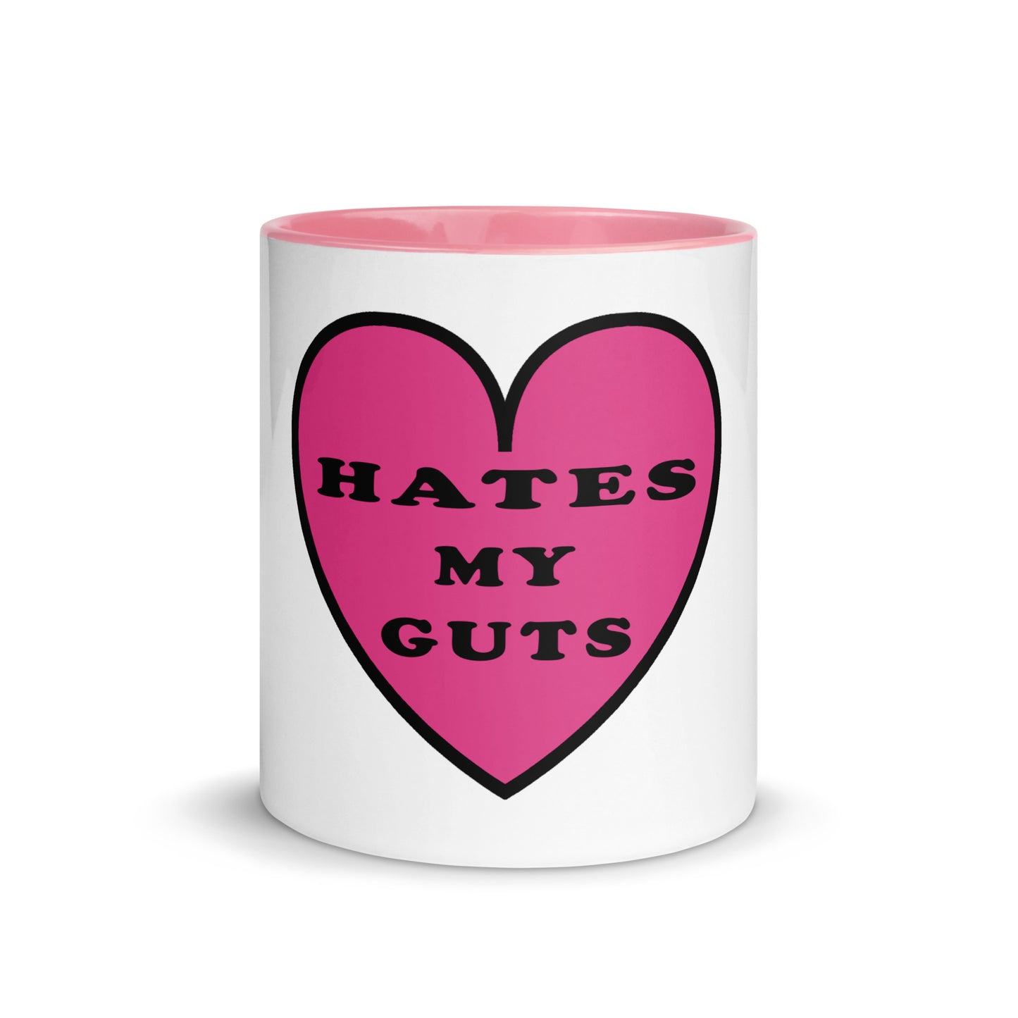 " Hates My Guts" - Mug with Color Inside