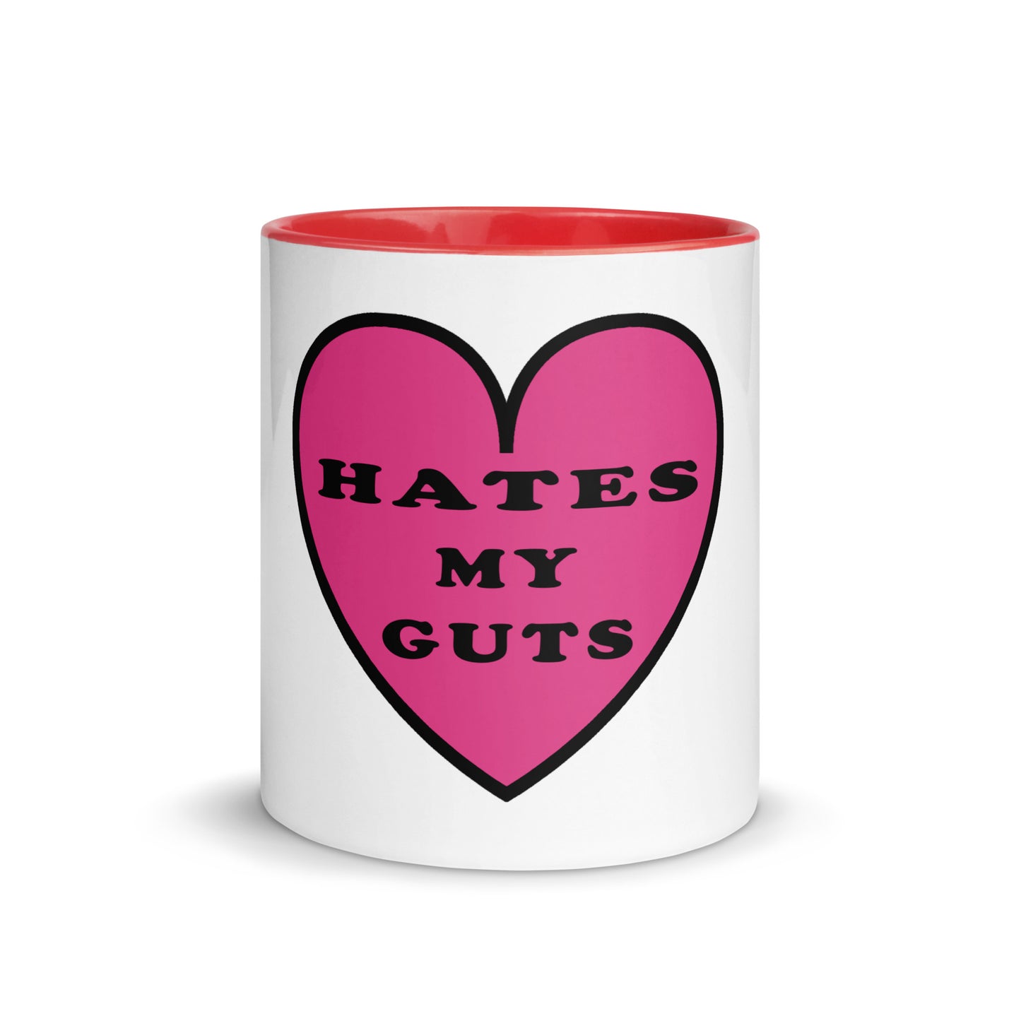 " Hates My Guts" - Mug with Color Inside