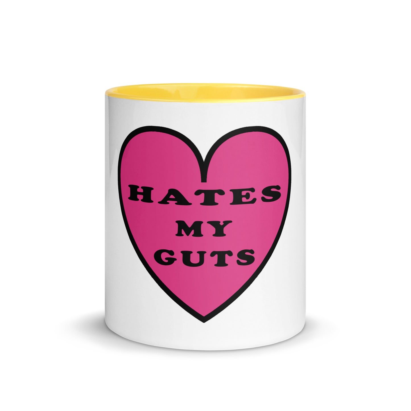 " Hates My Guts" - Mug with Color Inside