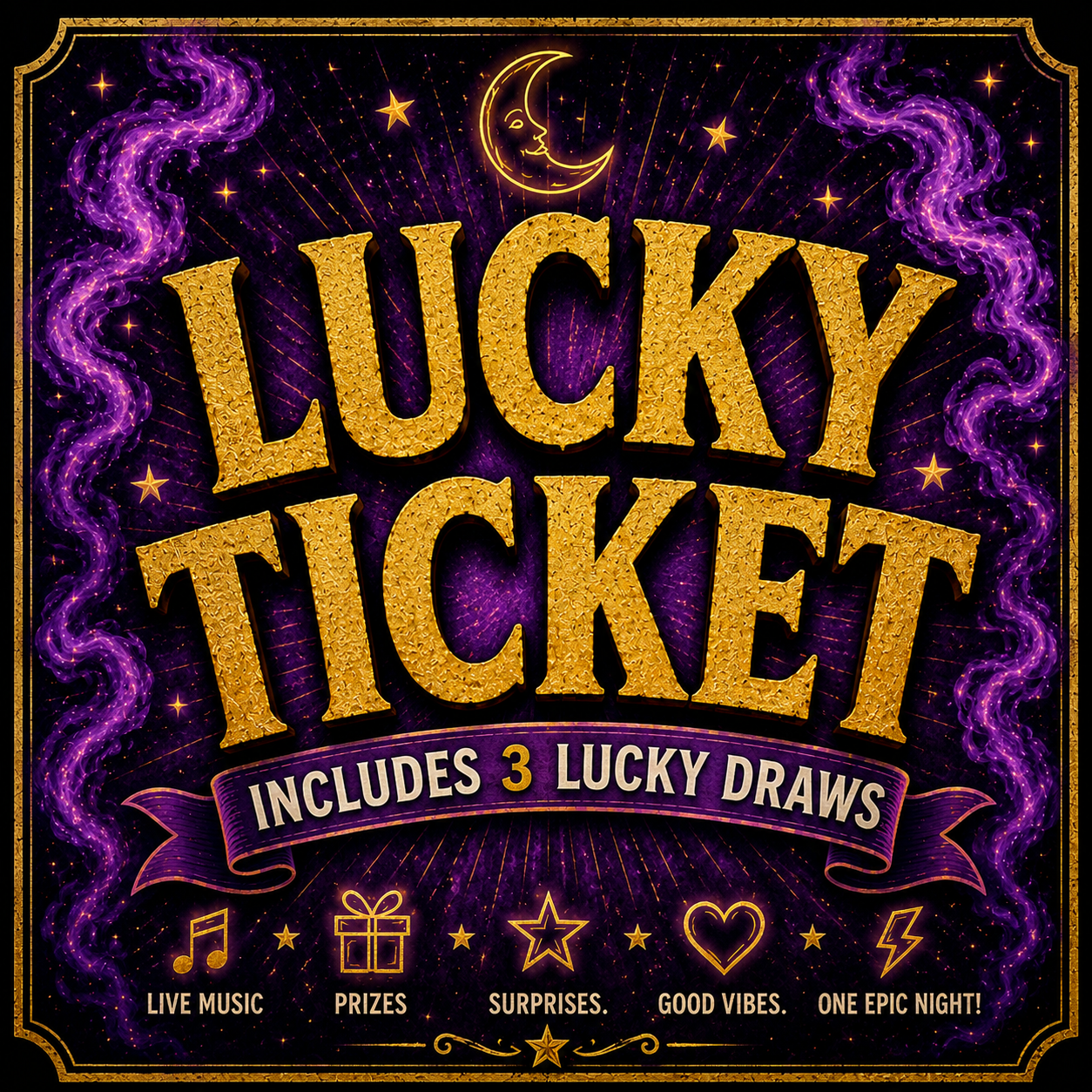 Luck Of The Draw - Online Concert - August 22nd 2026