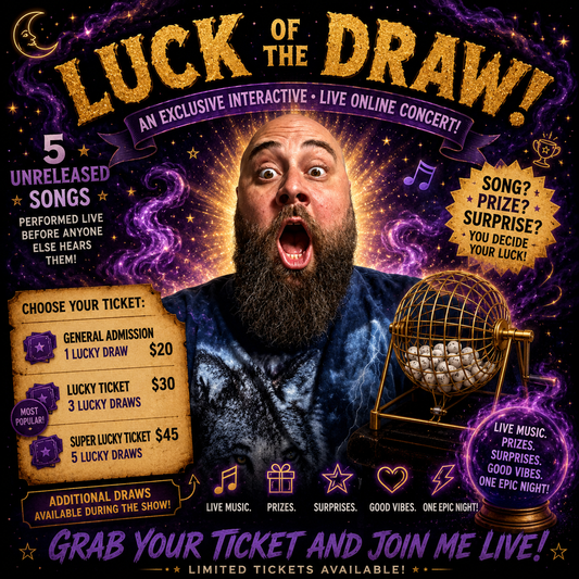 Luck Of The Draw - Online Concert - August 22nd 2026