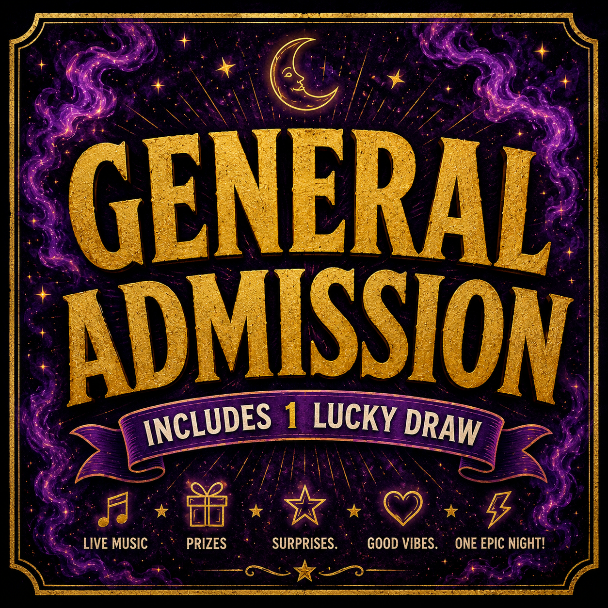 Luck Of The Draw - Online Concert - August 22nd 2026