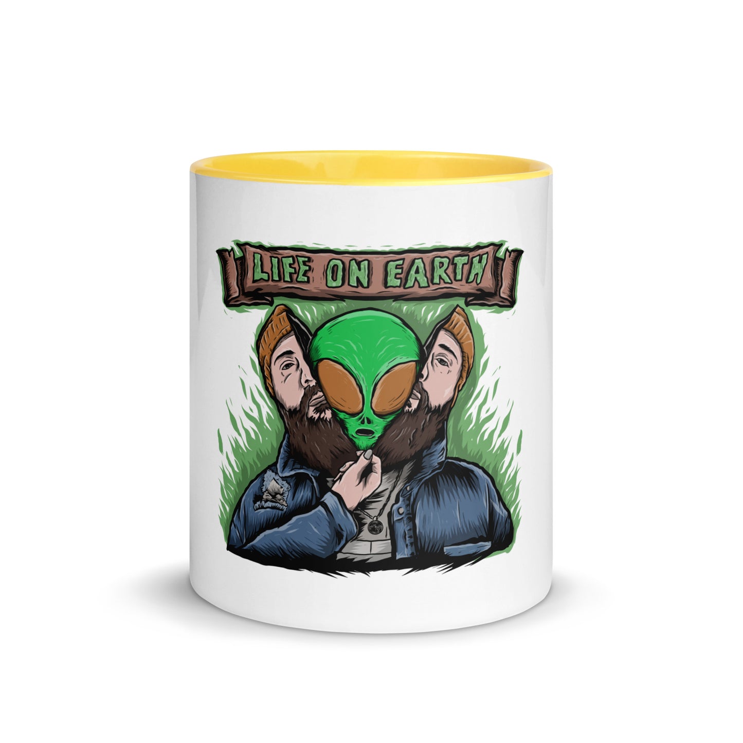 " Alien Inside" - Mug with Color Inside